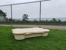 dogpools.shop onedogonebone Sand Bone Pool with Tan Cover